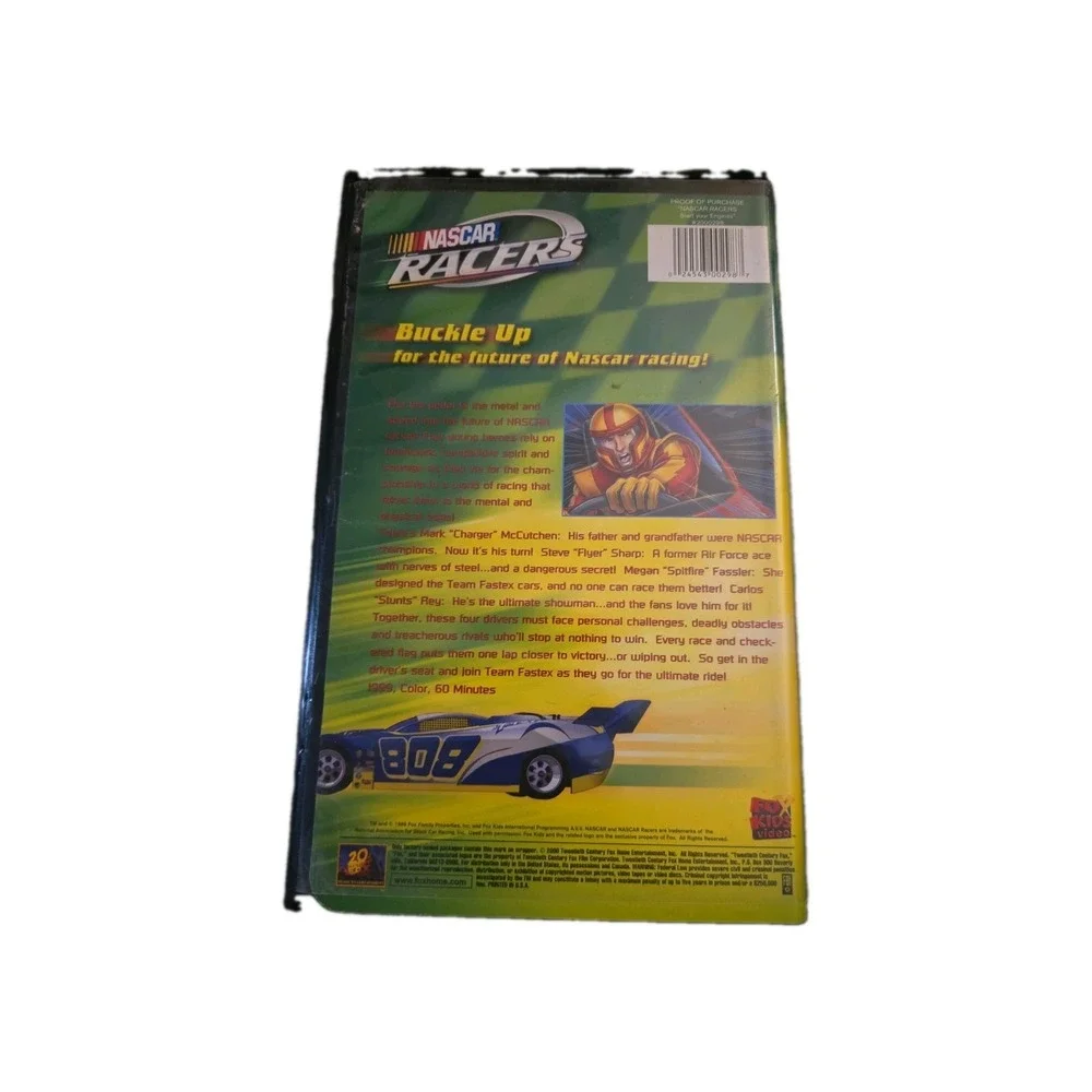Vintage 2000 NASCAR Racers: Start Your Engines VHS